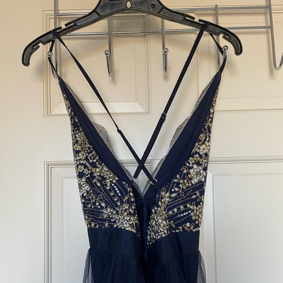 Long Navy Dress - Picture 6 of 6